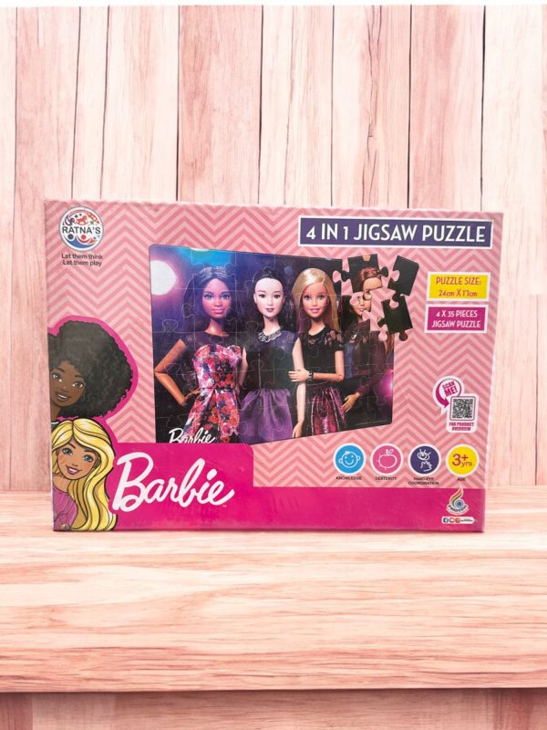 Barbie 4 in 1 jigsaw puzzle
