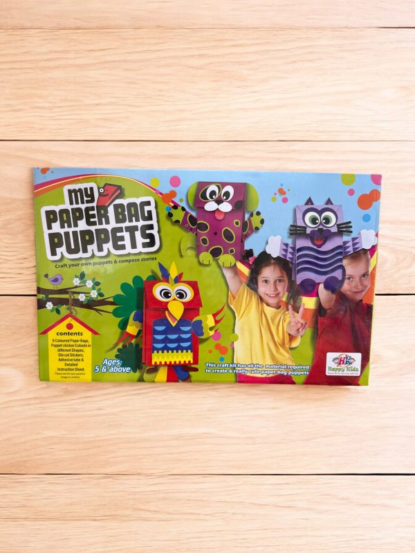 My paper bag puppets