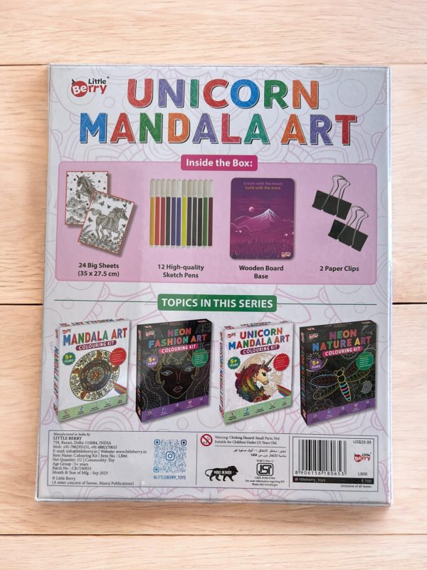 LB Unicorn mandala art - Image 2
